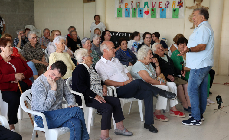 O Castro da otro paso en el voluntariado de atención  a mayores y personas  con discapacidad