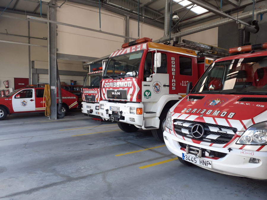 El parque comarcal de Bomberos de Boiro corrió el riesgo de cerrar por falta de personal