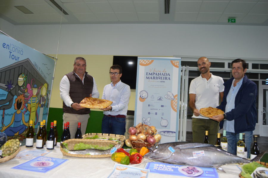 La lonja de Portonovo acoge este fin de semana la V Festa da Empanada Mariñeira con hasta 19 rellenos