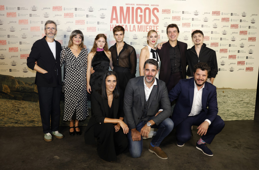 La película “Amigos hasta la muerte”, rodada en O Grove, se estrena ante el gran público