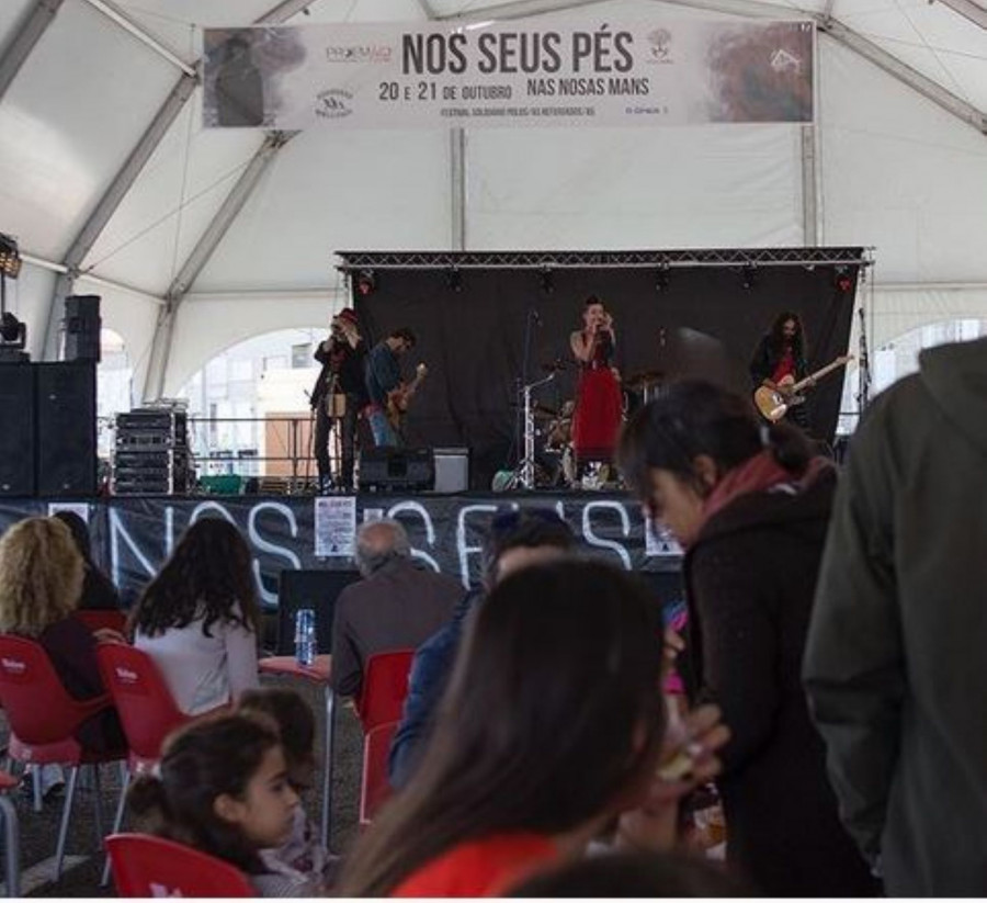 Pinchos con estrella y conciertos para ayudar a los refugiados desde el festival Nos Seus Pés en O Grove