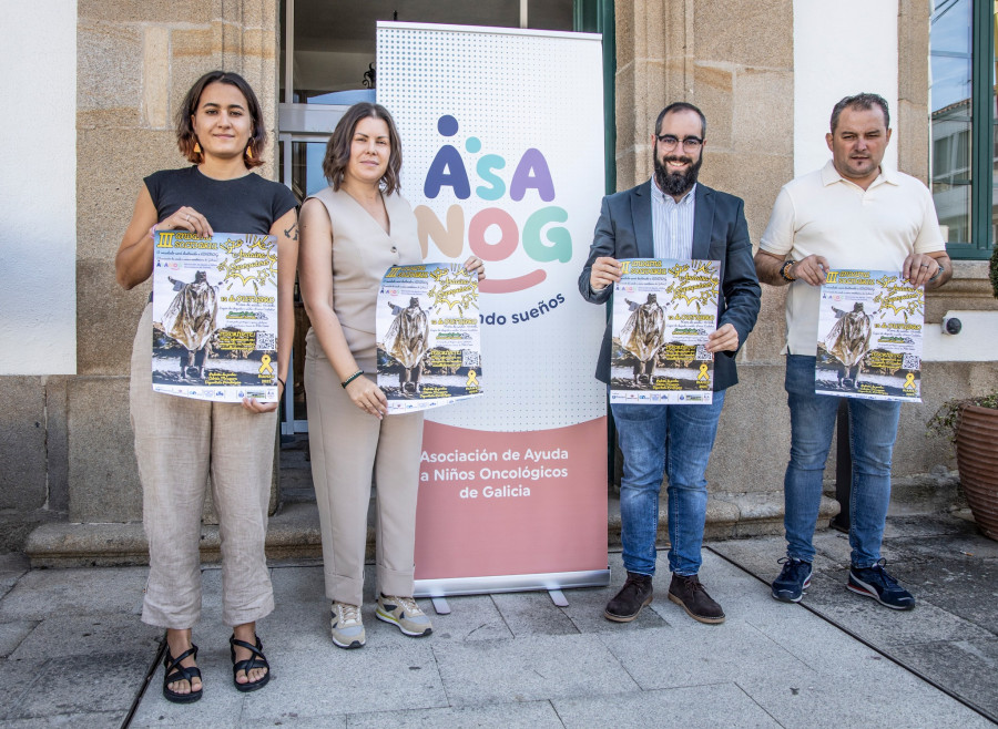 Rianxo se vuelca con el cáncer infantil en su tercer andaina solidaria en favor de Asanog