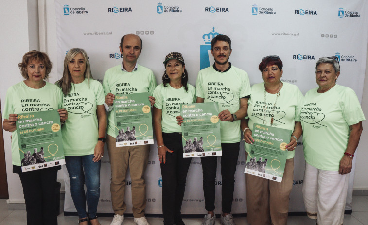 Ribeira se pondrá en marcha contra el cáncer este sábado en la andaina solidaria de la AECC