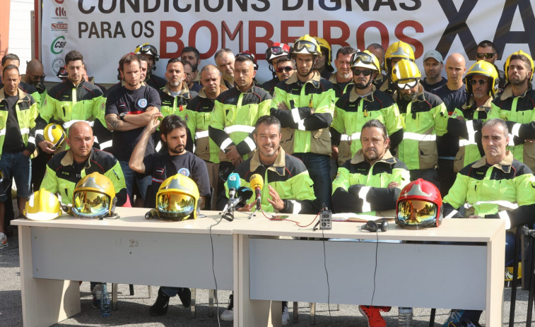 Los Bomberos anuncian huelga de hambre cuando se convoquen elecciones en Galicia