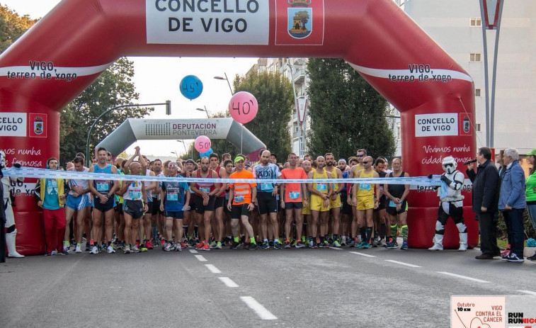 Más de 3.600 personas correrán contra el cáncer en Vigo