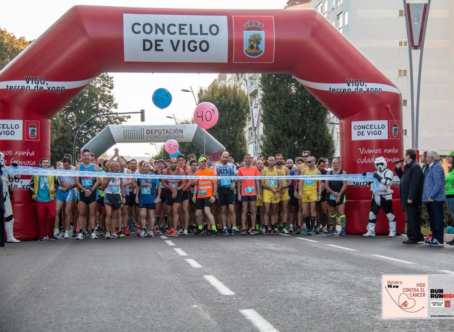 Más de 3.600 personas correrán contra el cáncer en Vigo