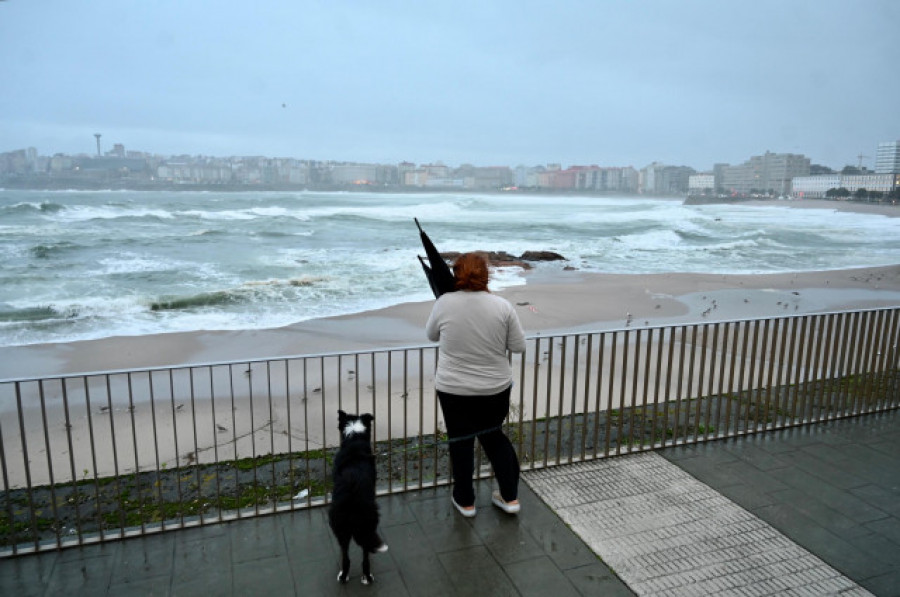 Alerta naranja este martes en la costa gallega por fuertes vientos