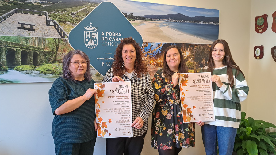 A Pobra celebra el Magosto con las propuestas de Arrancadeira y de la parroquia de A Ribeiriña