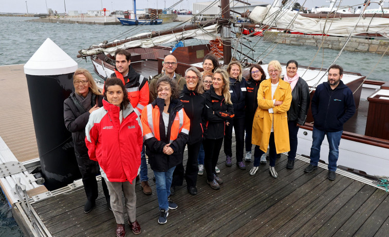 La Xunta muestra a representantes europeos el trabajo del observatorio costero de Cortegada
