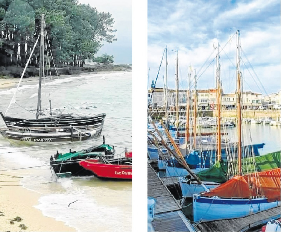 Arousa en Transición pide un trato al patrimonio marítimo local similar al dado a esta flota en Francia