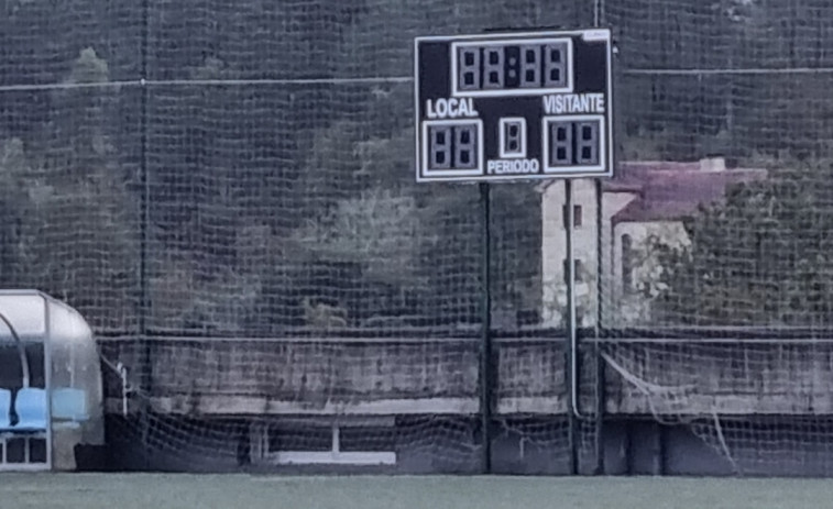 Moraña instala marcadores led en los campos de fútbol de Mirallos y O Buelo
