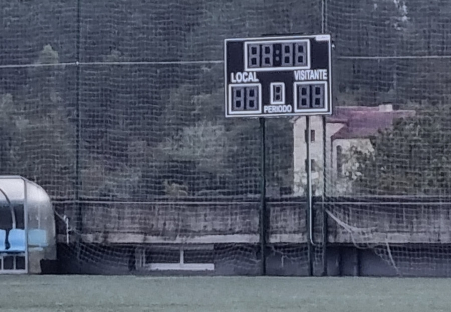 Moraña instala marcadores led en los campos de fútbol de Mirallos y O Buelo