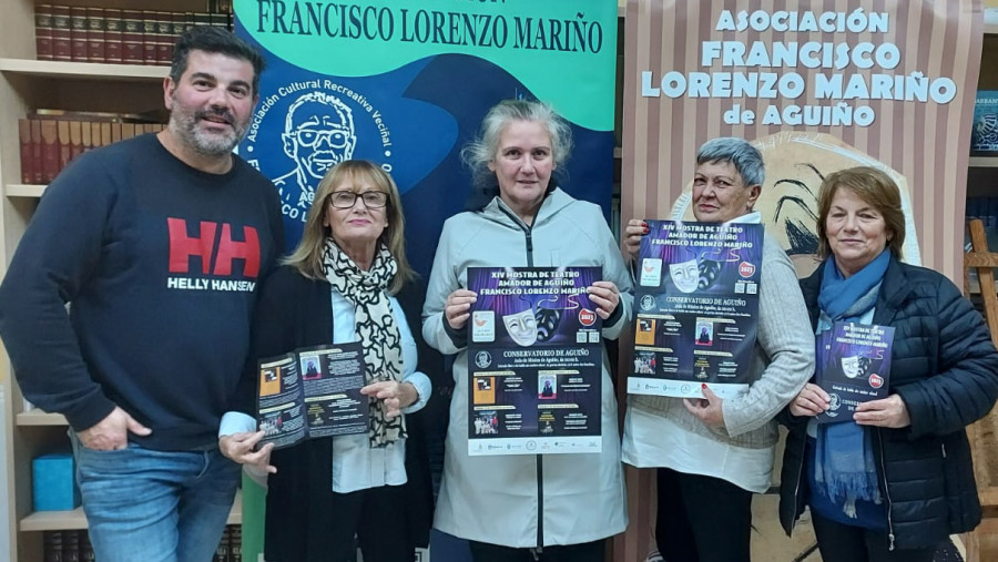 Charamela de Melide, Airiños de Asados y Bradomín de A Pobra actuarán en la Mostra de Teatro de Aguiño