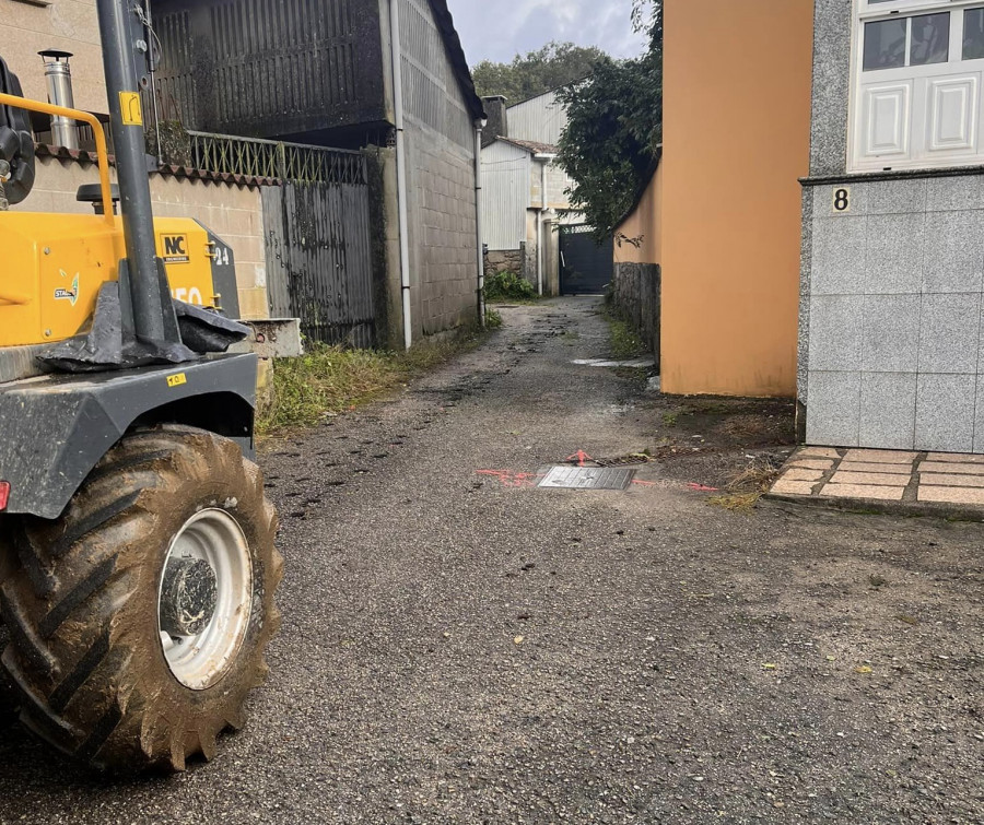 Caldas acomete las obras para dotar de saneamiento los lugares de Valsordo y Ameal, en Arcos
