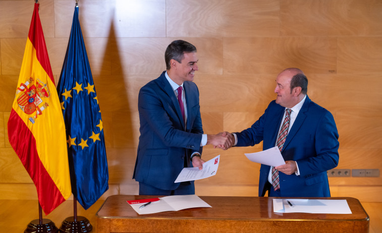 El PSOE y el PNV alcanzan también un acuerdo para investir a Sánchez