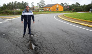 A Illa lamenta que la Xunta no asuma un asfaltado de 300 metros