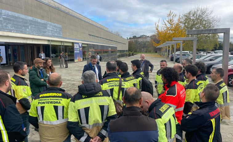 Los Bomberos reciben el apoyo de la Fegamp