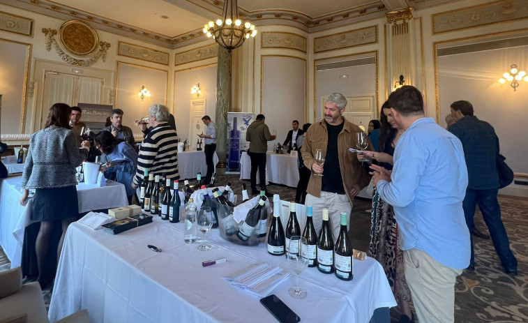 Más de 300 profesionales asisten a un salón del vino con 59 marcas de Rías Baixas en San Sebastián