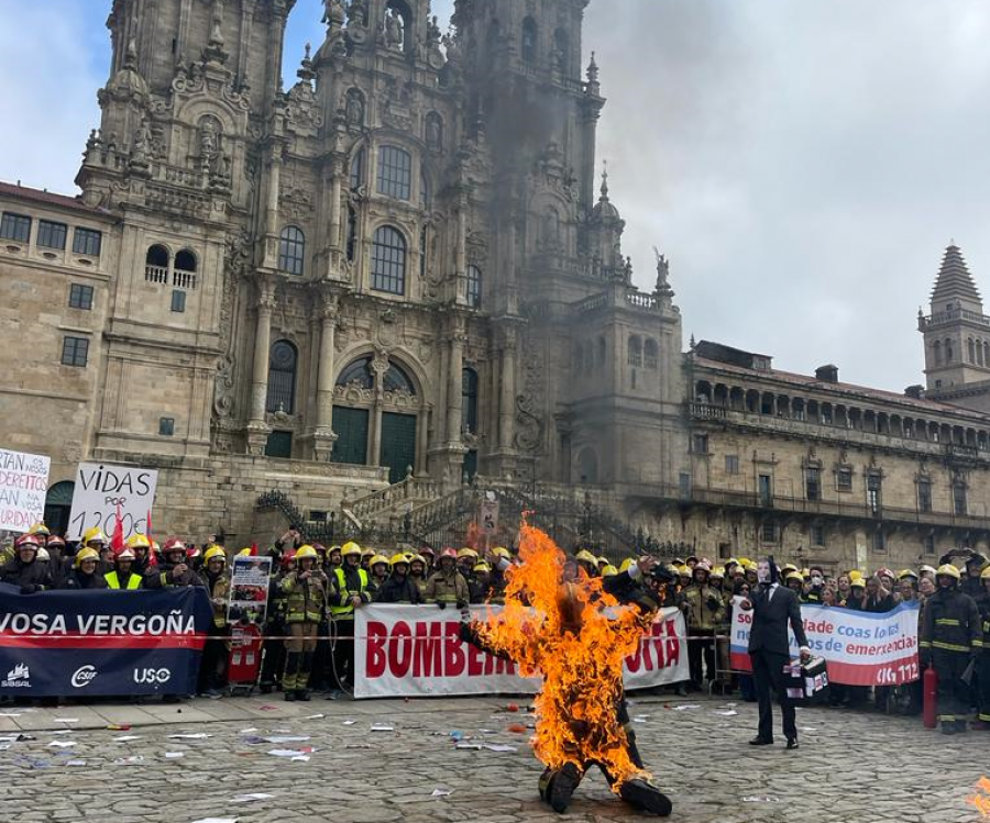 Los Bomberos reclaman la dignificación de su profesión