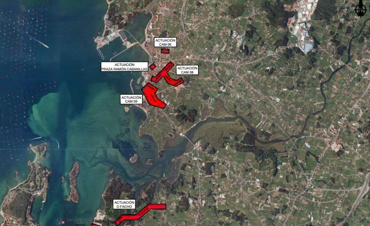 El macroproyecto de saneamiento para Cambados empezará en unos días y por Aldea de Tragove