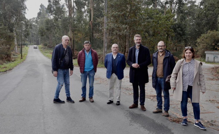 La reforma de la Rúa Xiabre dota de mayor seguridad vial a la conexión entre A Escardia y Bamio