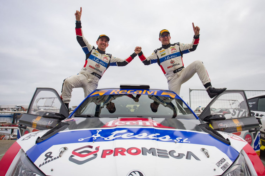 Alberto Meira e Avelino Martínez gañan o "Rallye Ribeira-Ría de Arousa"