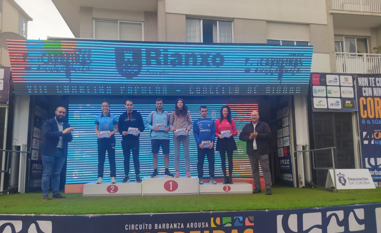 Hugo García y Rebeca Mariño se imponen en Rianxo