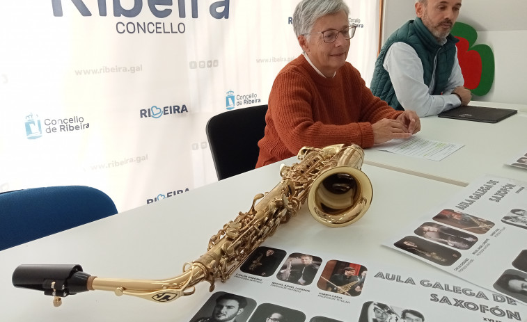 Dieciséis alumnos iniciarán este sábado un nuevo curso del Aula Galega de Saxofón en Ribeira