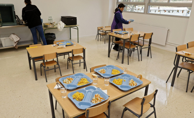 El Concello de Meaño licita el comedor escolar del Coirón por dos años y a 4,18 euros el menú