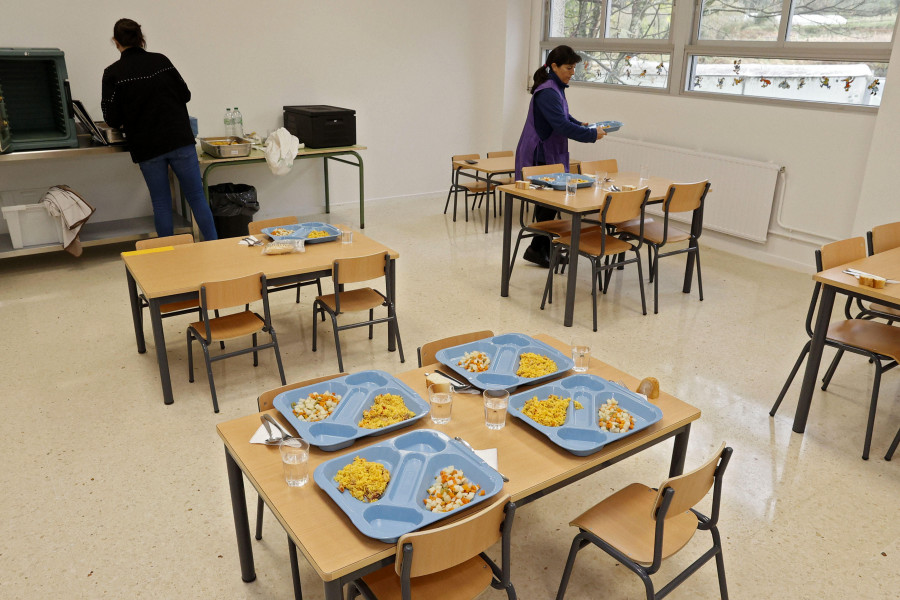 El Concello de Meaño licita el comedor escolar del Coirón por dos años y a 4,18 euros el menú