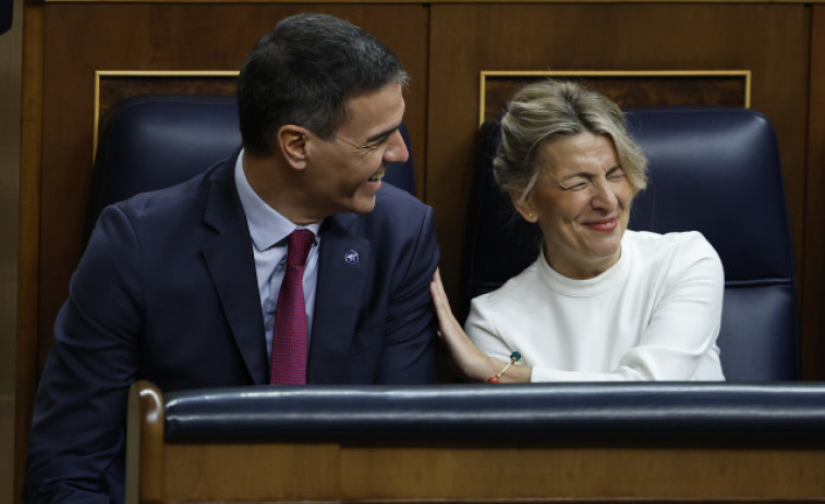 Yolanda Díaz niega que Sumar vaya a formar coalición con el PSOE en las elecciones gallegas