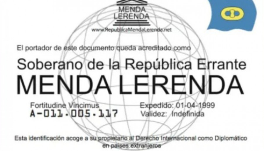 Dos gallegos detenidos se identifican con documentos de la República del Menda Lerenda