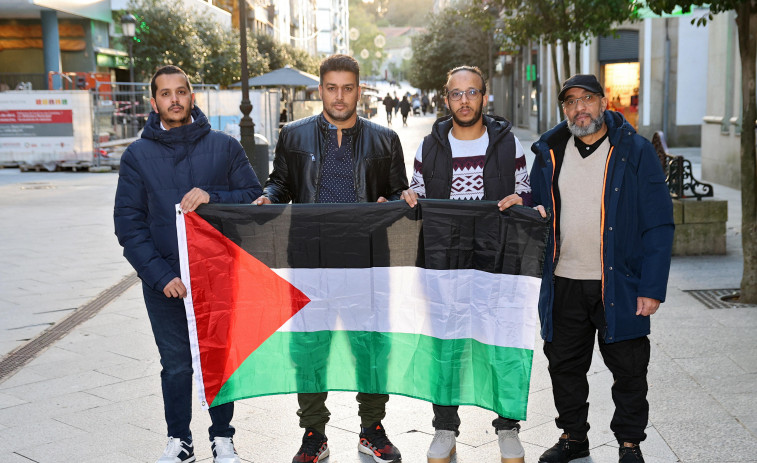 Apoyo de la comunidad árabe a Palestina desde Vilagarcía