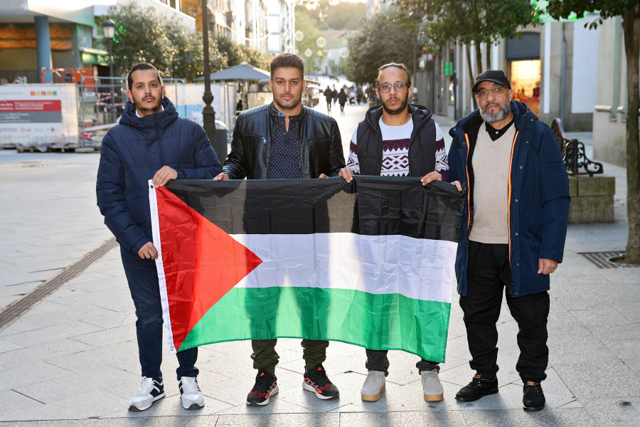 Apoyo de la comunidad árabe a Palestina desde Vilagarcía