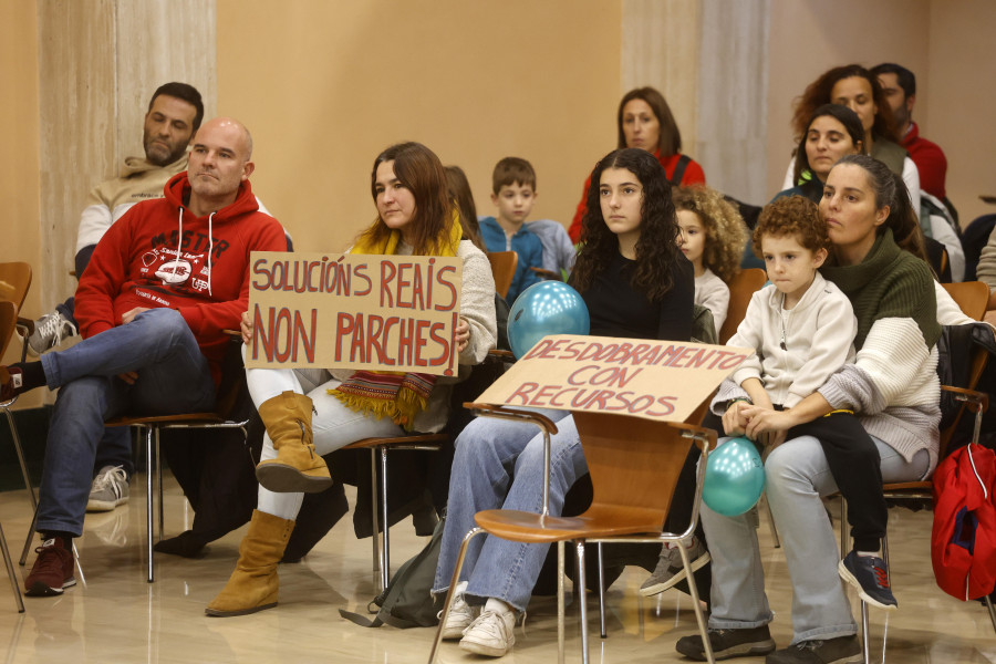 Los padres asumen las obras para que Carril pueda tener otra aula de Infantil