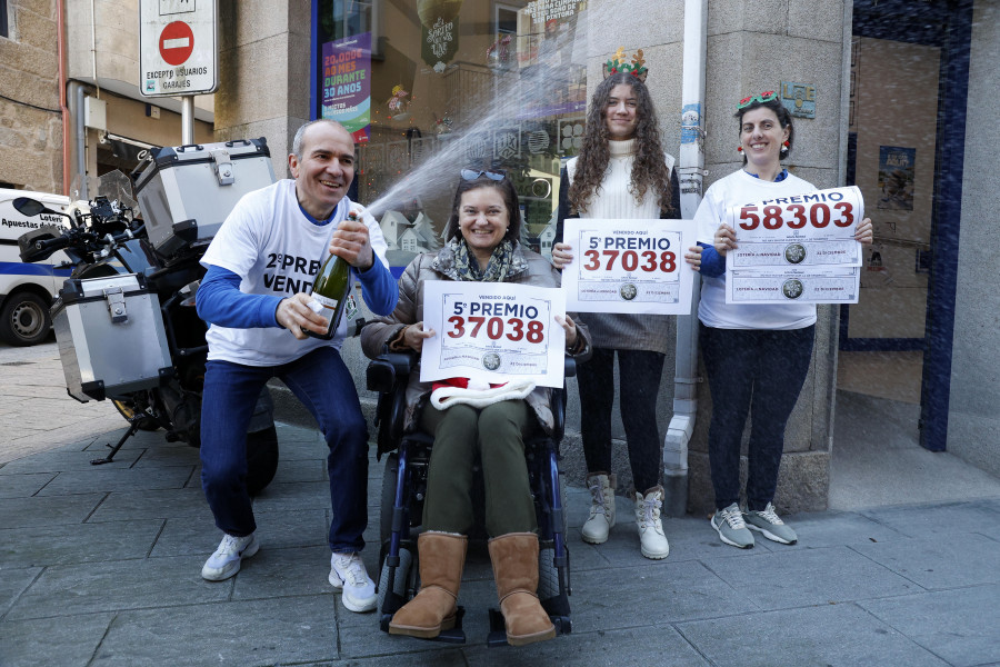 La suerte toca de lleno a O Grove y deja 56 millones de euros en un Segundo Premio de la Lotería de Navidad