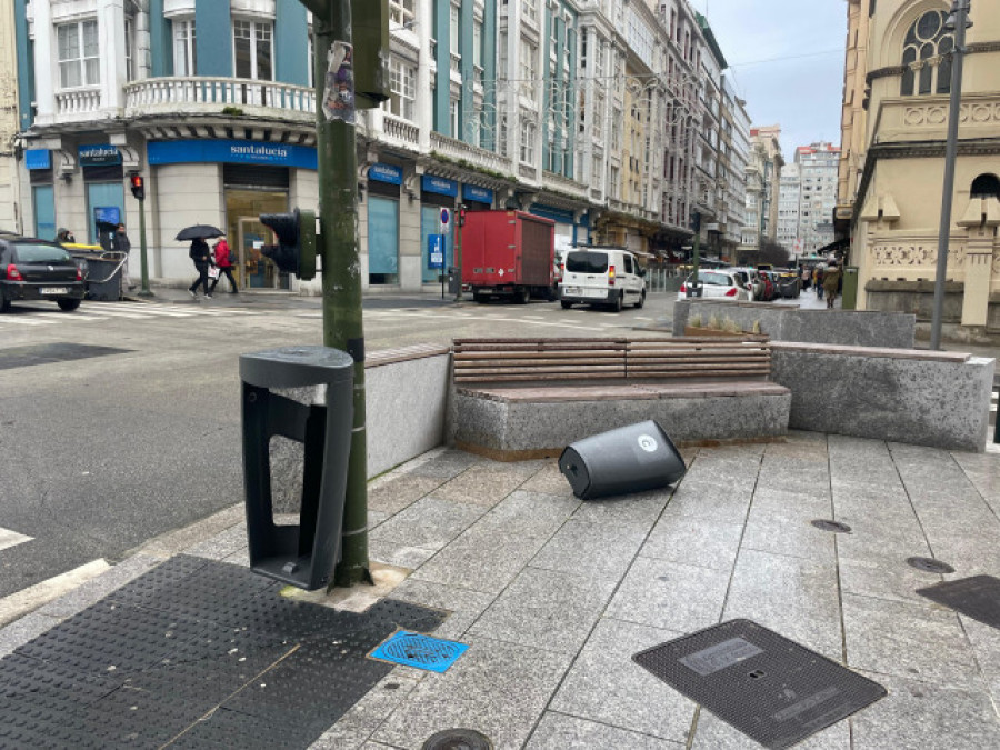 Vientos de más de 130 kilómetros por hora en primer temporal del año en Galicia