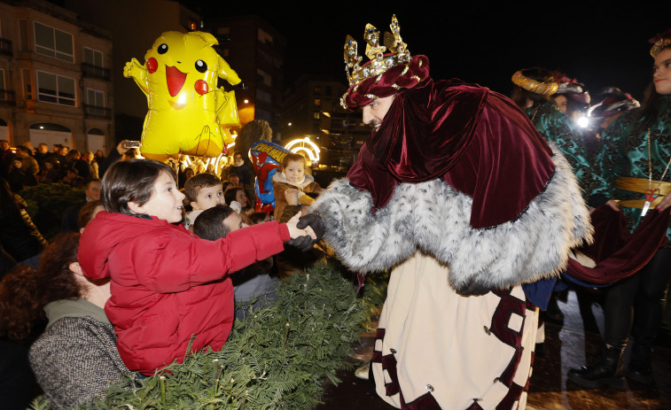 Los Reyes Magos llegarán a Vilagarcía con un séquito de más de 600 personas