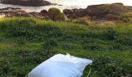 El rastro de pellets plásticos llega a A Illa y se extiende por Ribeira y la ría de Muros e Noia