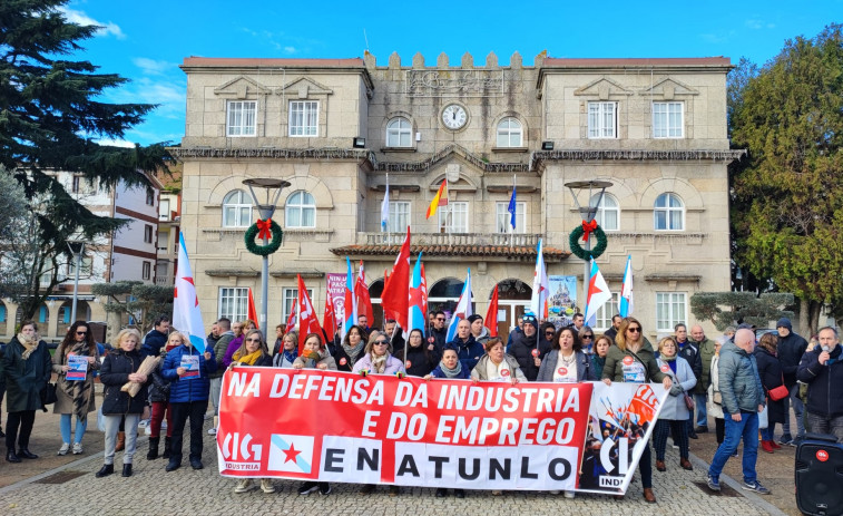 La CIG urge a Atunlo el pago de las indemnizaciones preocupada por el futuro de la fábrica de Cambados