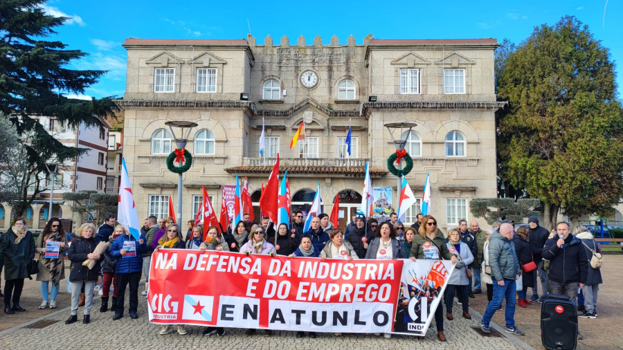 La CIG urge a Atunlo el pago de las indemnizaciones preocupada por el futuro de la fábrica de Cambados