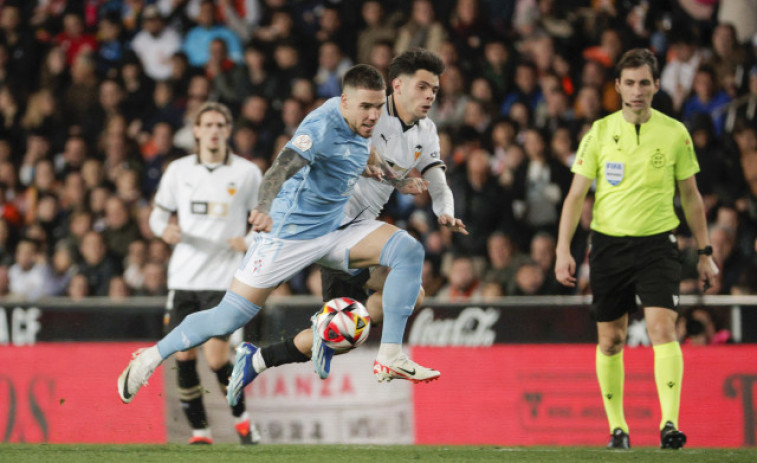 El Celta noquea al Valencia liderado por De la Torre y Douvikas y pasa a cuartos (1-3)