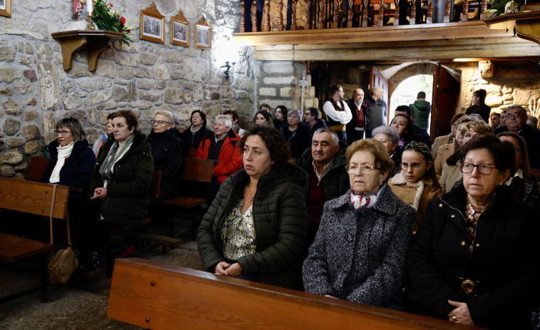 La parroquia cambadesa de Oubiña honra a su patrón, San Vicente