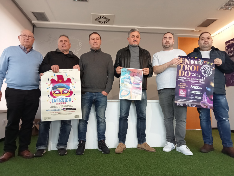Boiro albergará un amplio y variado programa de actividades de Carnaval del 9 al 18 de febrero