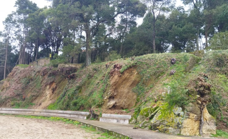 El BNG reclama a Costas del Estado mejorar los cantiles entre Punta Fincheira y Tanxil y el entorno de Tronco