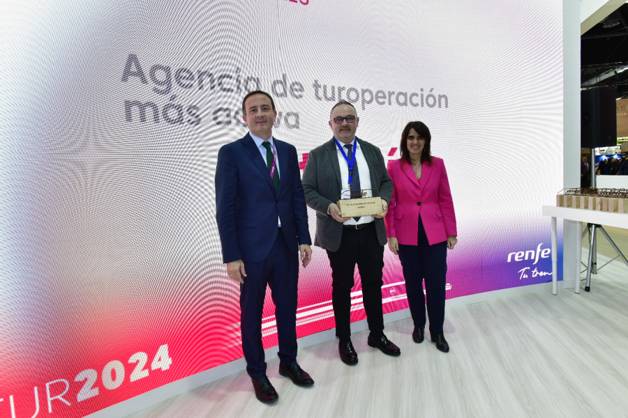Renfe premia en Fitur a Viajes InterRías como su turoperador más activo