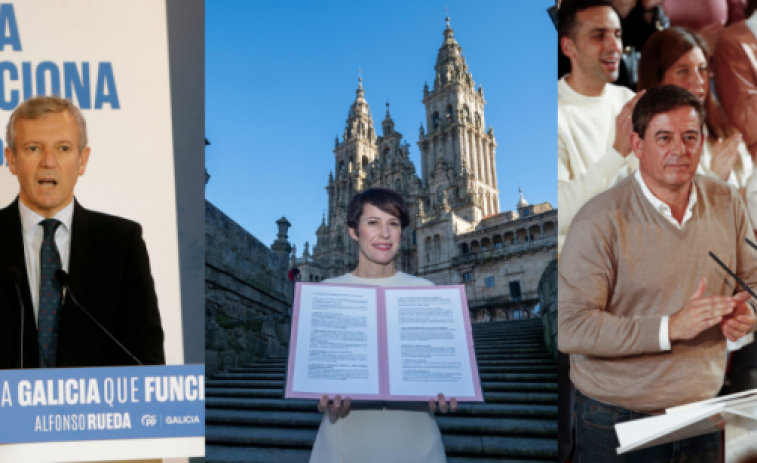 Inicio de la campaña del 18-F: A Coruña, Lugo y Santiago, los lugares elegidos