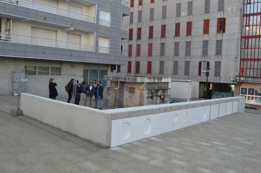 La Praza do Pazo de Sanxenxo perfila los últimos detalles para reabrir al público en los próximos días