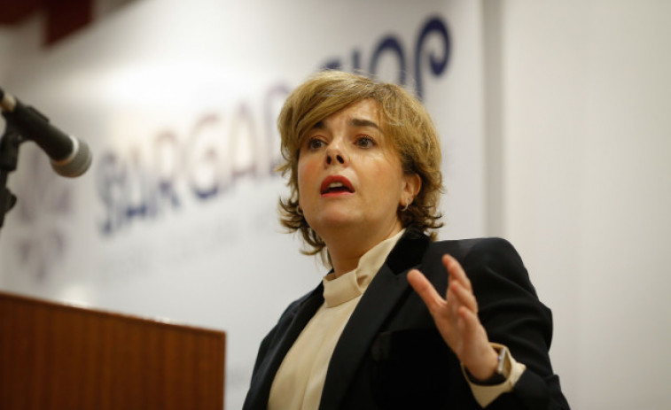 Soraya Sáenz de Santamaría en Ribadeo: 