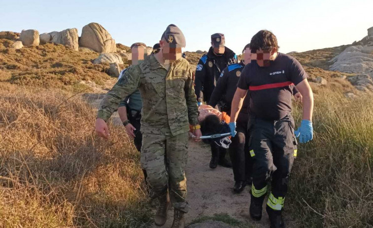 Herida una septuagenaria en la Ruta de Pedras Negras de O Grove